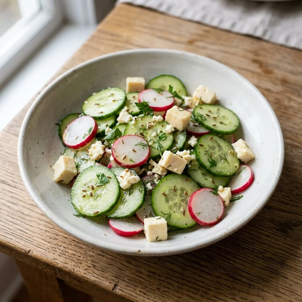 Harzer Cucumber and Radish Salad